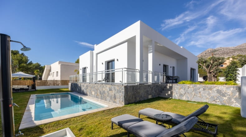 Villa con hermoso diseño contemporáneo